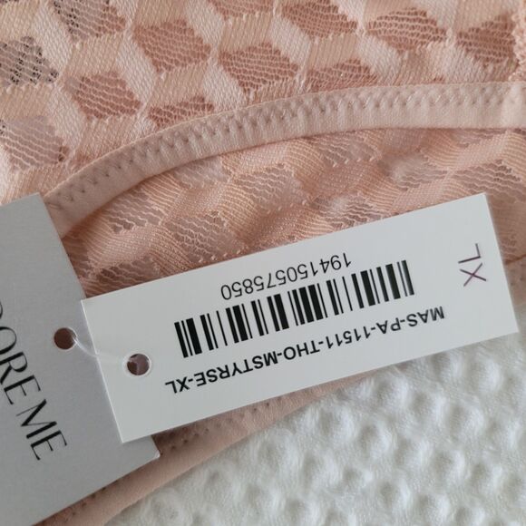 Adore Me Beige Elastic Waist Pull On Thong Panty  Womens Size XL - Picture 7 of 11